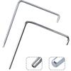Hohitenz Set regolazione finestre 2 pezzi - chiave a brugola 4 mm & Torx T15 (TX15) - strumento per regolazione ferramenta finestre e cerniere porta