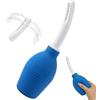 Lsexyier 1 Pezzi Peretta rettale adulti per il lavaggio,Doccia Vaginale Pulizia Anale,Bulbo per clistere in silicone da,Doccia Anale per Uomini e Donne,2 cannule incluse per doccia anale (blu)