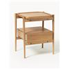 Westwing Collection Comodino in legno di quercia Libby