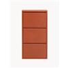 Kare Design Scarpiera con scomparti a ribalta Caruso - Terracotta