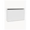 Montana Furniture Scarpiera in legno Hide - Bianco