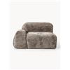 Westwing Collection Modulo angolare in teddy-bouclé Wolke