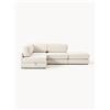 Westwing Collection Divano letto angolare in bouclé con contenitore Ladina