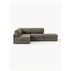 Westwing Collection Divano letto angolare in bouclé con contenitore Ladina