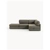 Westwing Collection Divano letto angolare in bouclé con contenitore Ladina