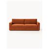 Westwing Collection Divano letto 3 posti in velluto con contenitore Tasha