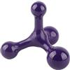 SALALIS Rullo Massaggio Muscolare Portatile, 4 Palle per Rilassamento, Riduce Fatica e Tensione, Presa Ergonomica, Ideale per Gambe e Muscoli