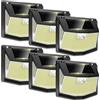 TECKNET Lampada solare da esterno, 248 LED, proiettore solare con illuminazione a 300°, lampada da parete impermeabile IP66, 3 modalità, con rilevatore di movimento, per giardino vialetto Garage-6