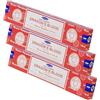 NKlaus 3X Satya Nag Champa Dragons Blood Bastoncini di incenso 45g - Incenso arrotolato a mano con intenso profumo di resina - Per rituali, purificazione e concentrazione