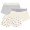 Petit Bateau Set di Boxer per Bambini in Cotone con Cintura Rivestita con Stampa Leopardata, Multicolore, 10 Anni