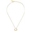 Breil, Collezione Hypnotic, Collana Donna con Elemento Centrale in Acciaio Lucido dalla Forma Esagonale, Lunghezza Regolabile fino a 39 cm, Pratica Chiusura a Moschettone