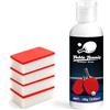 LAMXIN 100ml Table Tennis Glue, Adatta Per l'assemblaggio di Racchette Table Tennis con Design in Spugna Elastica, Quattro Spazzole in Spugna Per una Facile Sostituzione Della Gomma Della Racchetta