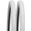 YUNSCM 2-PCS 700C Route bicicletta pneumatici 700x40C 42-622 Compatible with 700x38C 700x40C 700x42C bicicletta pneumatici White Color (Y-1513)