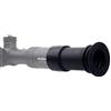 ToopMount Copertura oculare in gomma per mirino da softair, estensione flessibile del rinculo, protezione per oculare da 40-43,5 mm, visiera antiurto, visiera per mirino da caccia