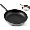 Home Salt N'Pepper Padella in Alluminio, Rivestimento Antiaderente, 34 cm