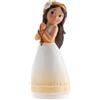 dekora - Cake Topper Comunione Bambina Belen - 16 cm