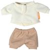 Miniland - Vestiti per Bambola da 21 cm, Accessorio di Abbigliamento per Bambole, Maglietta e Pantaloni Mezza Stagione