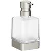 Inda Dispenser sapone da appoggio Lea nickel spazzolato/satinato 250 ml
