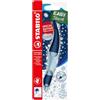 STABILO EASYoriginal - Penna Roller Ergonomica - per Destrimani - 3D DreamWorld Edition - Blu - Cartuccia Blu inclusa