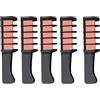 home harbor Set da 5 Pettini a Gessetto per Capelli, Pettini Coloranti Temporanei, Ottimi per Cosplay e Carnevale, Colore della pelle