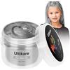 Ultikare Cera di colore dei capelli, colore istantaneo dei capelli Gel Ultikare lavaggio temporaneo colore naturale dei capelli Crema, utilizzato per bambini, feste, giochi di ruolo, Halloween, Natale (grigio)