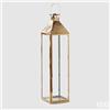 Enzo De Gasperi EDG Enzo De Gasperi Lanterna Quadrata Martellata Inox H122 Oro