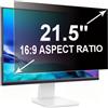 RUORD Pellicola Privacy 21.5 Pollici 16:9 (47.7x26.8cm) Monitor - Filtro Privacy Schermo Luce Blu & Anti-Riflesso, Rimovibile | Filtro Privacy PC per Ufficio