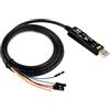 Waveshare Industrial USB TO TTL Serial Converter Adapter Cable USB TO TTL (D) Adapter 3.3V 5V Onboard FT232RNL Chip Suitable For Raspberry Pi 5 Serial Port Debugging