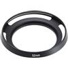 EMSea Parasole per obiettivo 52 mm compatibile con FUJINON XC15-45mm F3.5-5.6 OIS PZ obiettivo compatibile con Fuji Fujifilm X-A5 X-T100 Foro Trasparente 49 mm, Nero