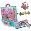 Famosa Trotties - valigetta da collezione Tiny Trotties con 2 figure dorate, con custodia in metallo per conservare e collezionare tutte le mini figure, per bambini e bambini dai 3 anni, Famosa TFT24000