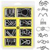 Gracelaza 8 Pezzi Set di Rompicapo in Metallo - Giocattolo Educativo Intelligenza - Puzzle Game Gioco di Mente - Giocattolo Bambini e Ragazzi Intelligenza per Adulti e Bambini #3