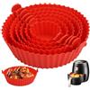 Pipihome Pentola Pieghevole per Friggitrice ad Dual Aria in Silicone