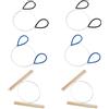 DEANKEJI 6 Pezzi Strumenti per Modellare Argilla, Filo da Taglio in Argilla, Tornio per Argilla, per Modellare Strumenti da Taglio per Ceramica con Linea di Fango per Artisti Ceramica