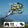 Aereo Telecomandato Rc Fighter Jet Giocattolo Aereo con Struttura Compatta E
