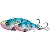 Savage Gear Vib Blade - Lama da lancio lunga con azione vibrante e lampeggiante, ideale per il pesce persico, il luccio e il lucioperca in acqua dolce e salata, a strisce d'oliva 4,5 cm