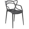 Kartell Masters, Set 2 sedie, Impilabile, Leggero, Nero