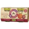 ALCE NERO SpA Omogeneizzato Di Prugna E Mela Biologico Alce Nero 2x80g