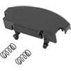 A ABSOPRO Centro Consolle Bracciolo Chiusura 3B0868445 per VW Polo 2015-2018 Nero