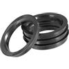 A ABSOPRO Anelli Centratori per Cerchi Auto 72.6mm A 60.1mm Nero Set di 4 | Materiale: Plastica. Spessore: 10mm. Antivibrazione Volante. Per Mozzi Veicoli. Lavorazione Di Precisione.