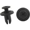 A ABSOPRO Clip di fissaggio per paraurti, parafanghi e portiera a spinta con rivetti in plastica nera da 7 mm (set di 20)