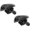 TUCKBOLD Getto Lavavetri Per Peugeot 206 1998-2020 Nero ABS 2 Pz