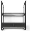 Elica EL Elica Cappa filtrante a parete OPEN SUITE BL MAT/F/80 PRF0166703A finitura nero da 80 cm