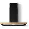 Elica EL Elica Cappa aspirante a parete BIO BLRO/A 90 ROVERE PRF0200562 finitura nero/rovere da 90 cm