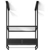 Elica EL Elica Cappa filtrante a isola OPEN SUITE SUP BL MAT/F/80 PRF0165965A finitura nero da 80 cm