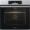 Hisense PRONTA CONSEGNA - Hisense Forno pirolitico multifunzione da incasso BI64211EPX finitura inox/nero da 60 cm