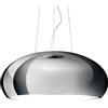 Elica EL Elica Cappa a sospensione SEASHELL IX/F/80 PRF0098394 finitura acciaio inox lucido da Ø80 cm