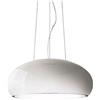 Elica EL Elica Cappa a sospensione SEASHELL WH/F/80 PRF0024262A finitura bianco perla da Ø80 cm