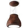 Elica EL Elica Cappa a sospensione SHINING RUST/F/50 PRF0120528A finitura metallo effetto ruggine da Ø50 cm