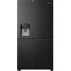 Hisense: Frigorifero 4 porte a libera installazione RS818N4TFE finitura nero da 91 cm