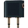 Oehlbach I-Jack AD-Flight (adattatore aereo, 2 connettori jack da 3,5 mm su presa jack da 3,5 mm, per tutte le compagnie aeree), nero